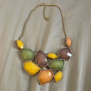 Vintage Inspired Faceted Pastel Bead Necklace